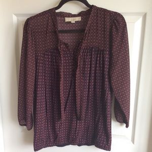 Loft Printed Blouse